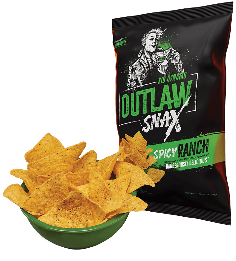 Outlaw Snax Spicy Ranch Tortilla Chips